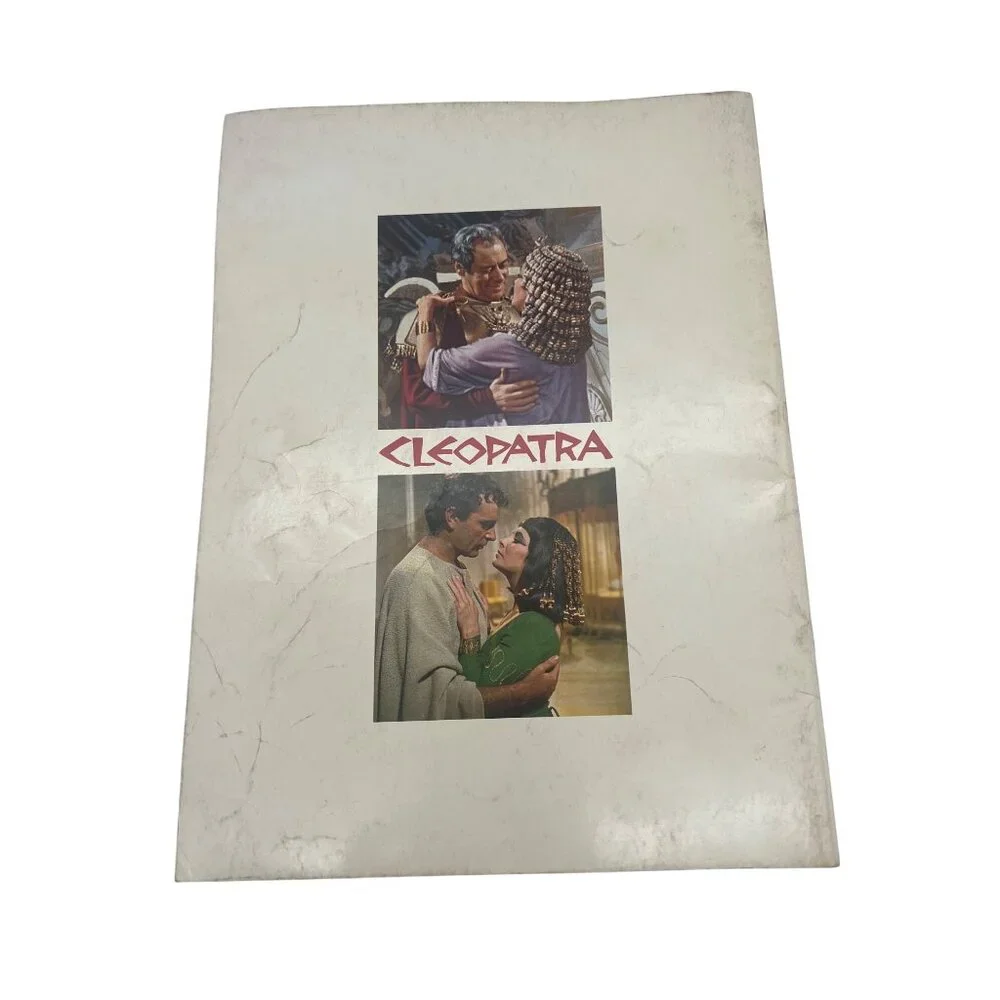 1963 Cleopatra Movie Souvenir Program Elizabeth Taylor Richard Burton Vintage - Picture 2 of 9